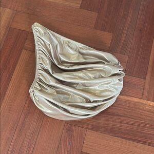 Norma Kamali Gold Top